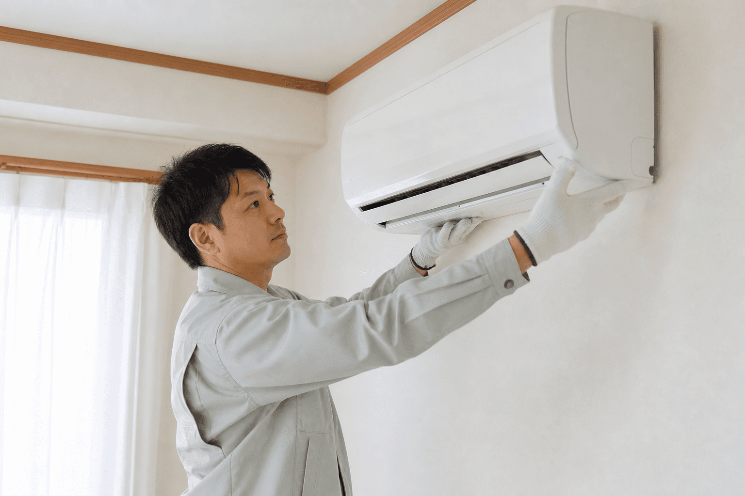 エアコン取付・設置作業